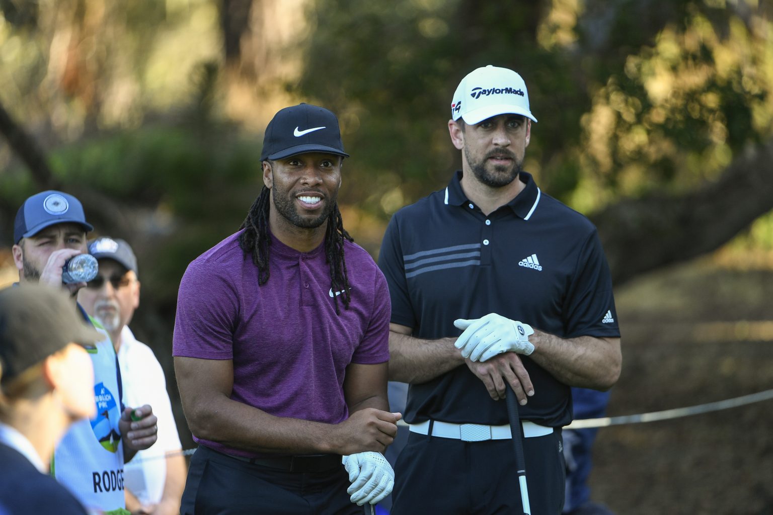 Larry Fitzgerald has golf game too: He and partner win Pebble Beach Pro-Am